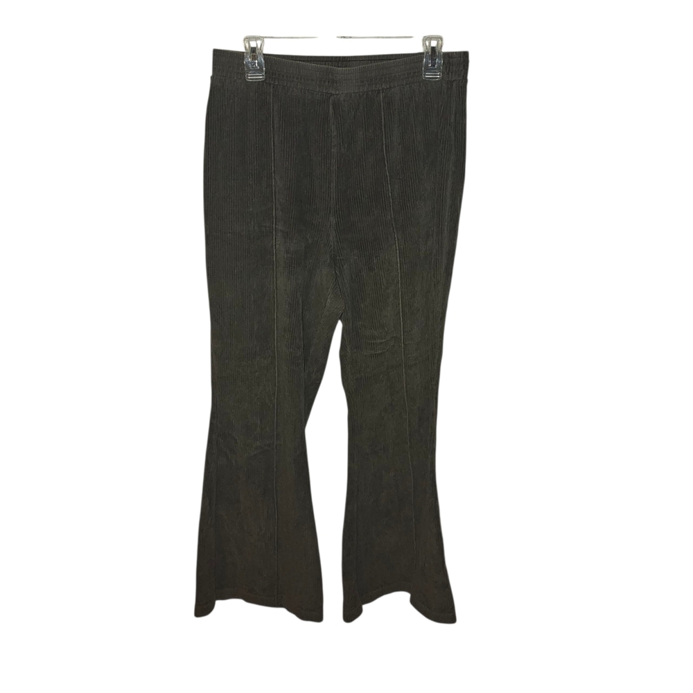 Aerie Brown Corduroy Velvety Flare‎ Pants-Size Large